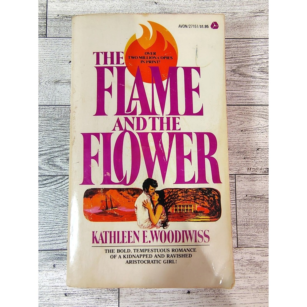 35th PRINTING The Flame and the Flower Kathleen E. Woodiwiss Book Romance